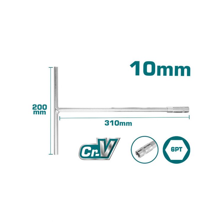 10mm T مفتاح مسدس مسكة