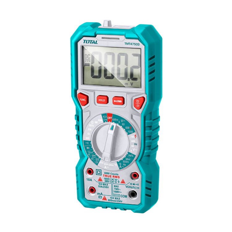 6000 counts true RMS Multimeter ساعة فحص