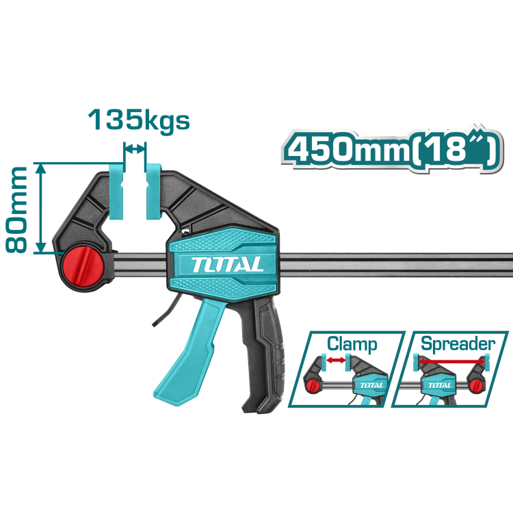 80X450MM ملزمة بلاستيك صناعية
