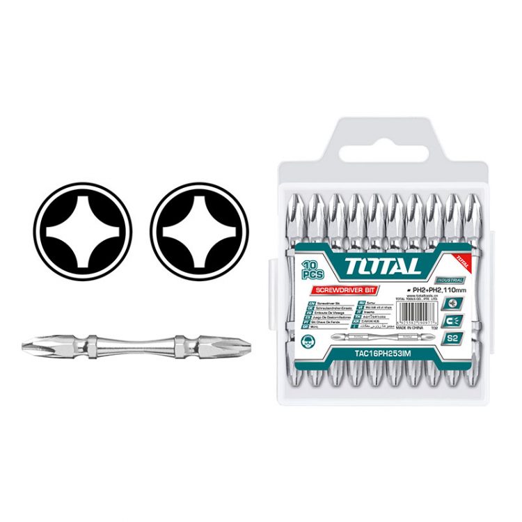 PH2x150mm 10pcs طقم رأس مفك مقدح صليب صليب طويل