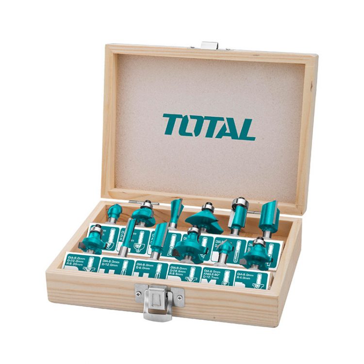 12 Pcs 8 mm طقم ريش راوتر