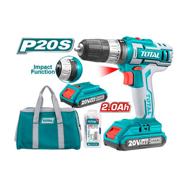 20V 2.0Ah مقدح بطاريتين ليثيوم شنطة