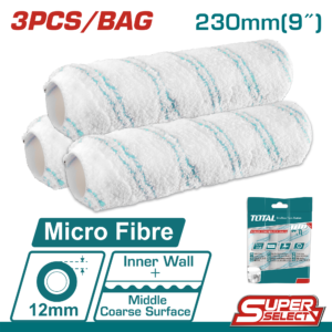 3PCS MicroFibre 9"طقم خرطوشة رول