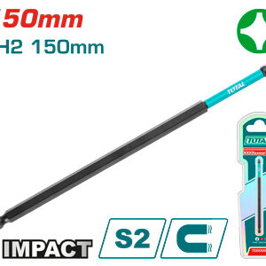 Impact PH2X150mm رأس مفك مقدح طويل